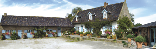 Vue panoramique de l'auberge du Noord meulen